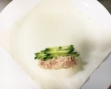 きゅうりとツナ★びっくり簡単春巻き！！作り方2写真