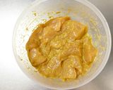 油大さじ１！揚げない★鶏胸肉カレー唐揚げ作り方4写真