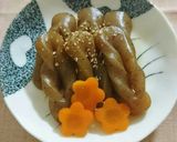 お弁当　作り置きに♪簡単！蒟蒻の含め煮作り方16写真