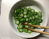 オクラ醤油和え作り方6写真