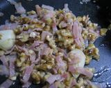 チコリの若葉とクルミでパスタ作り方1写真