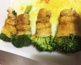 ブロッコリーの豚肉カレー巻♡作り方8写真