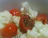 カリフラワーとミニトマトの温サラダ作り方3写真