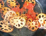 お弁当・付け合わせに蓮根のケチャップ炒め作り方3写真