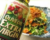 キャベツと福神漬けのオリーブオイルサラダ作り方3写真