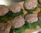 鳥ひき肉のシソ巻き焼き作り方4写真