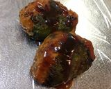 鳥ひき肉のシソ巻き焼き作り方12写真