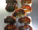 鳥ひき肉のシソ巻き焼き作り方13写真