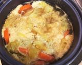 腹ペコさんに☆野菜と卵のスープ作り方4写真