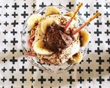 いちごポッキーでチョコバナナ苺パフェ♡作り方9写真