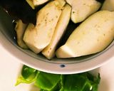 茄子とピーマンの麻婆目玉焼きのせプレート作り方1写真