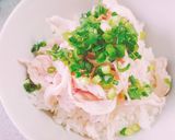 しっとり胸肉のスープかけご飯作り方2写真