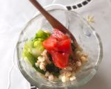 サラダ菜ともち麦のサラダ作り方4写真