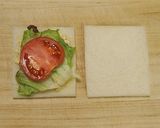 とろ～りたまごとトマトのサンド作り方3写真