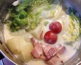 プチトマトと春キャベツのクリーム煮♡作り方4写真
