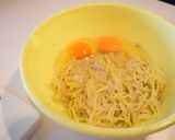 簡単★もやしと焼きそばのお好み焼き作り方4写真