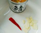 菜の花とさば缶のペペロンチーノパスタ♪作り方2写真