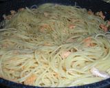 鮭とほうれん草の焼きパスタ作り方5写真
