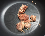 3分でできる春菊ひき肉炒め 超簡単！作り方1写真