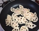 レンコンのピリ辛炒め作り方2写真