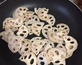 レンコンのピリ辛炒め作り方3写真
