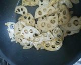 レンコンのきんぴら(ソース味)作り方3写真