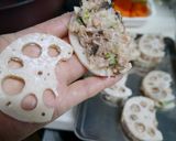 蓮根サクッ！長葱きくらげ鶏天ぷら作り方4写真