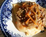 玄米黒酢の玉子焼きあんかけ風！作り方4写真