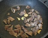 砂肝のガーリックソテー☆たっぷりレモン味作り方6写真
