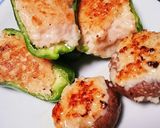 すごく簡単ピーマンの肉詰め&椎茸の肉詰め作り方7写真
