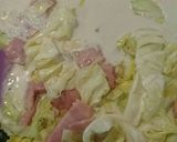 春キャベツとベーコンのミルクパスタ♪作り方4写真