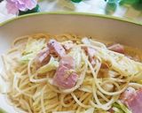 春キャベツとベーコンのミルクパスタ♪作り方6写真