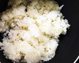 グラタン缶で簡単！豆乳チーズリゾット♪作り方1写真