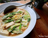 めんつゆで簡単！豆腐の玉子とじ作り方4写真