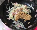 春菊のパスタナッツソース作り方6写真