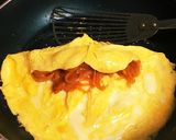 ソーセージ＆玉葱のオムレツ作り方5写真
