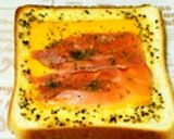 チェダー生ハムトースト作り方7写真