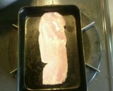 厚切りベーコンステーキ目玉焼きのせ作り方1写真