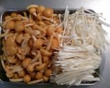 えのきとなめこで自家製なめ茸作り方1写真
