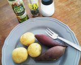 蒸してひとかけ♪塩オイルじゃがいも♪作り方3写真