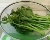 アスパラ菜のベーコン巻き作り方1写真