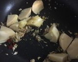 ゴロゴロ筍と芹で春の出会いスパゲッティ作り方4写真