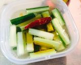 セロリとキュウリの中華風レンチン漬け作り方5写真