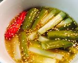 セロリとキュウリの中華風レンチン漬け作り方7写真