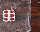 チョコレートワッフルの苺サンド作り方15写真