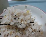 桜の花の炊き込みご飯　八穀入り作り方8写真