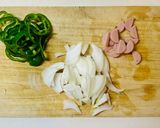 【家飲み】春巻きの皮ピザ作り方2写真