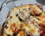 毎日食べたくなる！ナスのピザ風チーズ焼き作り方3写真