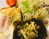 豚挽肉の手ごねハンバーグ❷チーズ版作り方4写真