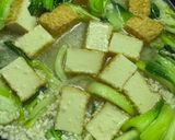 青梗菜と厚揚げの鶏そぼろあんかけ作り方4写真